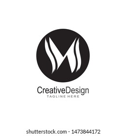 M Letter Logo Template Vector Illustration