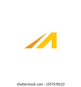 M Letter Logo Template Vector Illustration