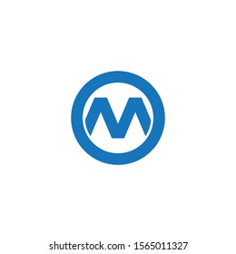 M Letter Logo Template vector illustration design