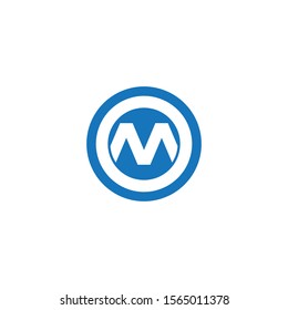 M Letter Logo Template vector illustration design