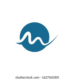 M Letter Logo Template vector illustration design