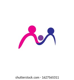 M Letter Logo Template vector illustration design