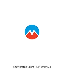 M Letter Logo Template vector illustration design