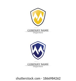 M Letter Logo Template Vektorgrafik Design
