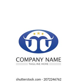 M Letra Logo Template logotipo de diseño de ilustración vectorial para empresas e identidad