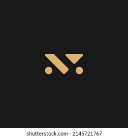 Plantilla de logotipo de letra M. Plantilla vectorial del logotipo M de la letra. Plantilla vectorial elegante de letra M
