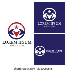 M Letter Logo Template vector illustration design