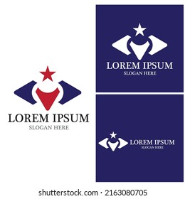 M Letter Logo Template vector illustration design