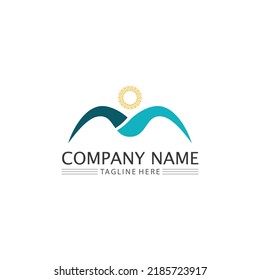 M Letra Logo Template logotipo de diseño de ilustración vectorial para empresas e identidad