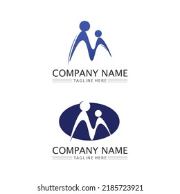 M Letter Logo Template vector illustration design logo for business and identity