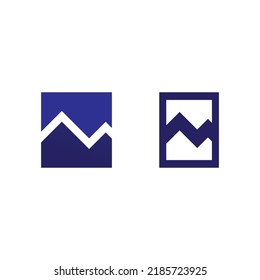 M Letter Logo Vorlage Vektorgrafik-Design-Logo für Unternehmen und Identität