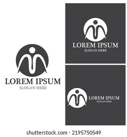 M Letter Logo Template vector illustration design