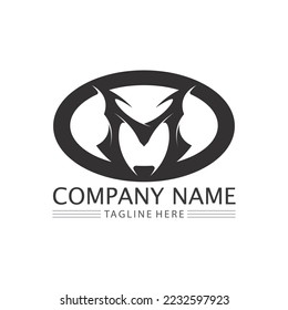 M Letter Logo Template vector illustration design