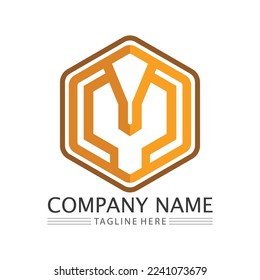 M Letter Logo Template vector illustration design