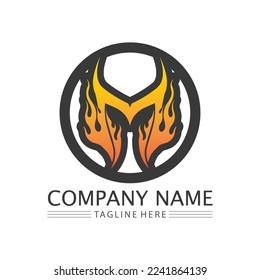 M Letter Logo Template vector illustration design