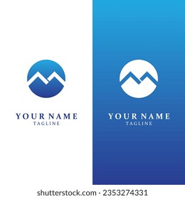 M Letter Logo Template vector illustration design