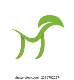 Diseño de ilustraciones vectoriales de plantillas de logotipos de letras M 