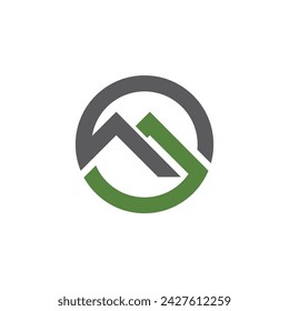 M Letter Logo Template vector illustration design