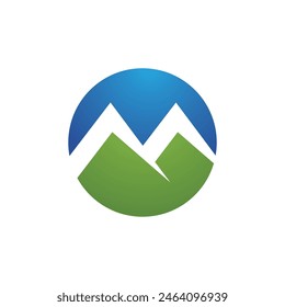 M Letter Logo Template vector illustration design