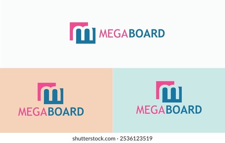 Logotipo de la letra M con fondo transparente