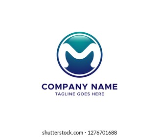 M Letter Logo Vector Design Template