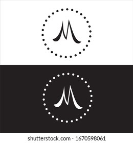 M letter logo vector design