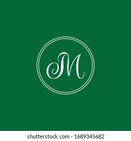 M letter logo vector design