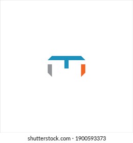 M letter logo vector design on white color background. m icon