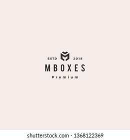 M letter logo vector icon illustration