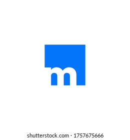 ilustración de icono del vector del logotipo de la letra m