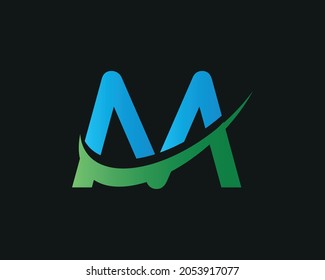 M letter logo Vector icon template
