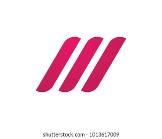 M Letter Logo vector Template