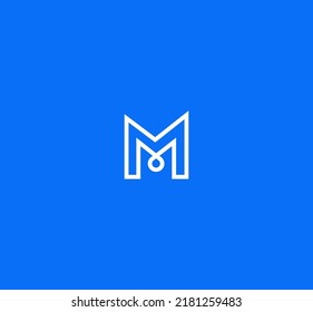 M Letter Logo Vector Template Abstract Monogram Symbol