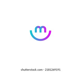 M Letra Plantilla vectorial de logotipo Símbolo abstracto de monograma