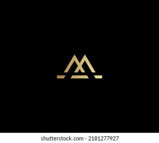 M Letter Logo Vector Template Abstract Monogram Symbol