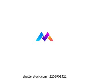 M Letter Logo Vector Template Abstraktes Monogramm Symbol