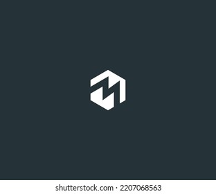 M Letter Logo Vector Template Abstraktes Monogramm Symbol