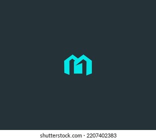 M Letter Logo Vector Template Abstract Monogram Symbol