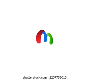 M Letter Logo Vector Template Abstract Monogram Symbol
