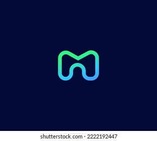 M Letter Logo Vector Template Abstract Monogram Symbol. Usable for Business sport, technology, fashion, digital And future creative logo