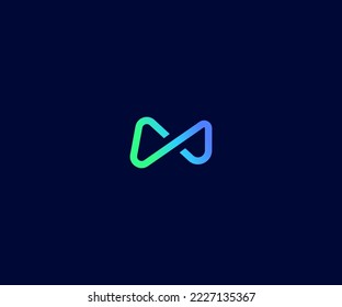 M Letter Logo Vector Template Abstract Monogram Symbol. Usable for Business sport, technology, fashion, digital And future creative logo