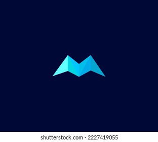 M Letter Logo Vector Template Abstract Monogram Symbol. Usable for Business sport, technology, fashion, digital And future creative logo