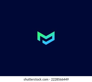 M Letter Logo Vector Template Abstract Monogram Symbol. Usable for Business sport, technology, fashion, digital And future creative logo