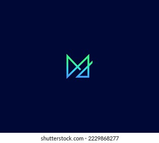 M Letter Logo Vector Template Abstract Monogram Symbol. Usable for Business sport, technology, fashion, digital And future creative logo