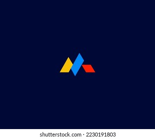 M Letter Logo Vector Template Abstract Monogram Symbol. Usable for Business sport, technology, fashion, digital And future creative logo