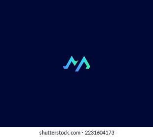 M Letter Logo Vector Template Abstract Monogram Symbol. Usable for Business sport, technology, fashion, digital And future creative logo