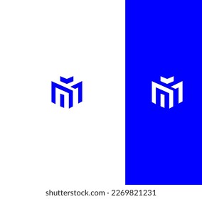 M Letter Logo Vector Template Abstract Monogram Symbol 