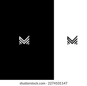 M Letter Logo Vector Template Abstract Monogram Symbol 