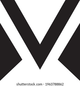M letter modern logo design