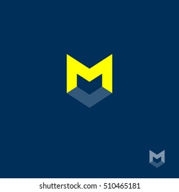 M Letter. M Monogram.